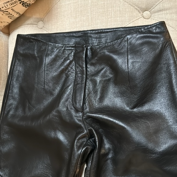 Wilsons Leather Pelle Studio Women's Bootcut Leather Pants in Black Size US 6. - Picture 2 of 13